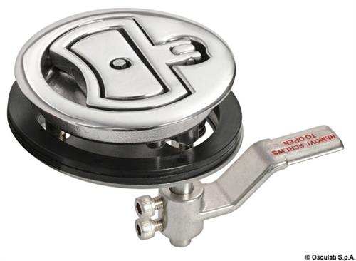 Alzapagliolo inox+serr. Ø90